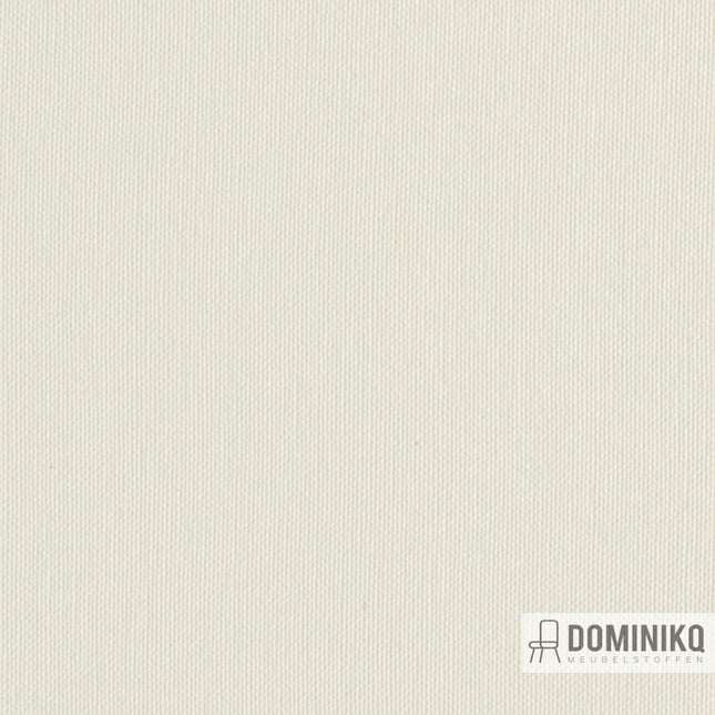 Vyva Fabrics Viva Guard kunstleer in de kleur crèmewit voor wand- en plafondbekleding, luxere uitstraling.