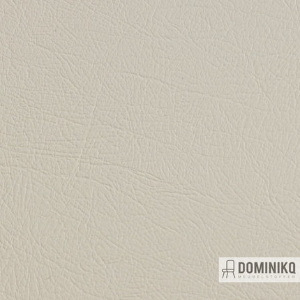 Crème kunstleer Vilon voor wand- en plafondbekleding, Vyva Fabrics, gemaakt van PVC met luxe schuimlaag.