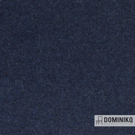 Facet Navy 1007 meubelstof, 100% gerecyclede wol, duurzame en slijtvaste kwaliteit, ideaal voor natuurliefhebbers.
