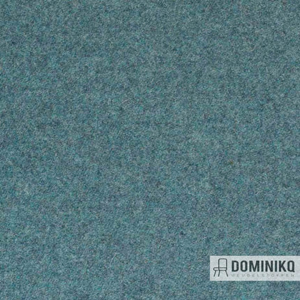 Blauwe gerecyclede meubelstof Facet Azure 144, duurzaam en slijtvast