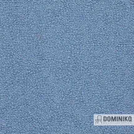 Bouclé stof Aristide Bobby 610 Sky, slijtvast en brandvertragend, voor meubels en decoratieve objecten.