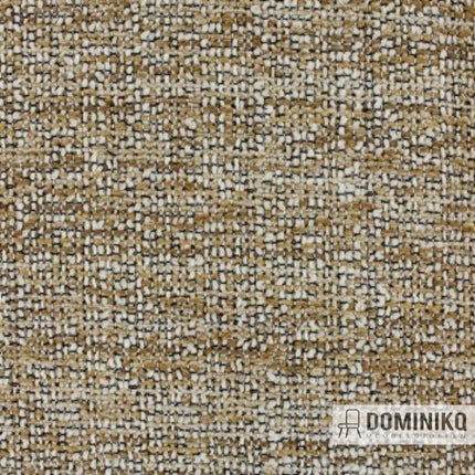 Aristide Brutus 340 Honey meubelstof, ruw geweven, mix van acryl, polyester en viscose, sterke en brutale uitstraling.