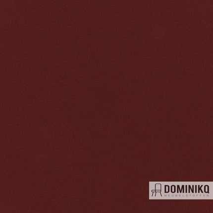 Nubuck-style kunstleer in rijke bruine aardetint Ruby uit de Aristide Buck collectie voor meubelstoffering.