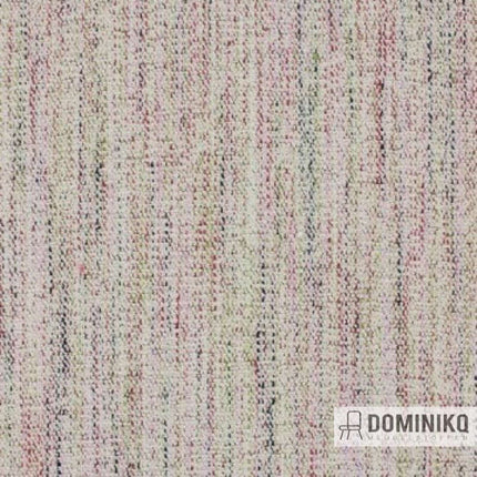 Moderne meubelstof Aristide Planet 530 in roze tinten, duurzaam en antibacterieel, uit de CRYPTON collectie.