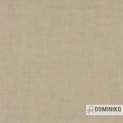 Transparant gordijnstof van Aristide, collectie Sirin in de kleur 240 Sand, voor privacy en heldere interieurkleuren.