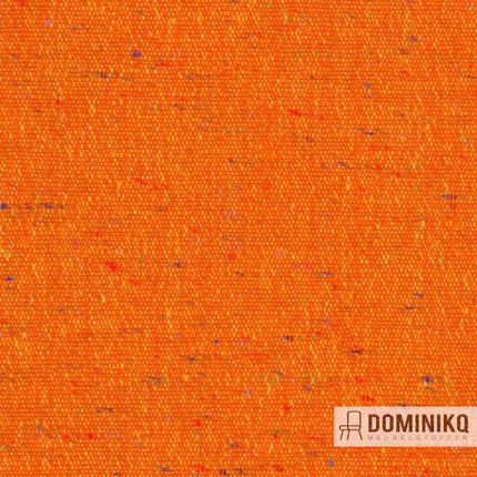 Bute Fabrics Alchemy CF1012 Tequila Sunrise meubelstof in oranje met subtiele spikkels, geschikt voor gordijnen en meubels.