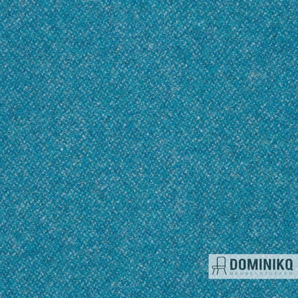 Bute Fabrics - Magic CF1105 0310, hoogwaardige zachte wol/polyamide stof in blauwe gemêleerde kleur, duurzaam en stijlvol.