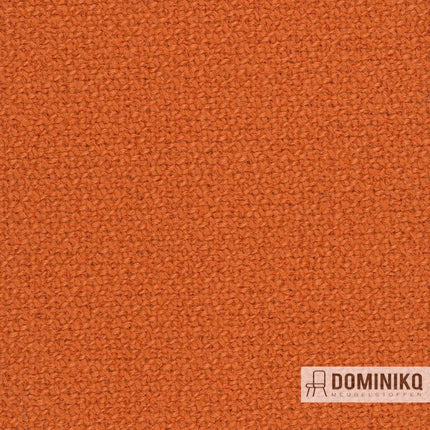 Melrose CF729 Squash meubelstof van Bute Fabrics, oranje, duurzaam en zacht wolweefsel, ideaal voor meubels en gordijnen.