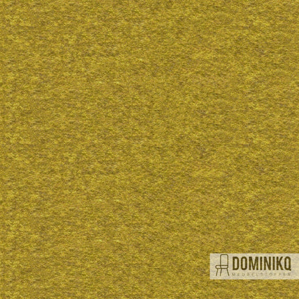 Camira Fabrics Sonus FHR01 Song, tijdloos en modern vilt in gele tint, geschikt voor meubelstoffering.