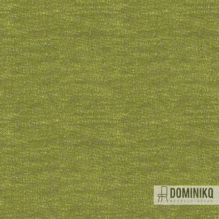Camira Fabrics - Track - HTK02 Drive meubelstof in groene kleur, gemaakt van Trevira CS chenille, wasbaar op 60 graden.