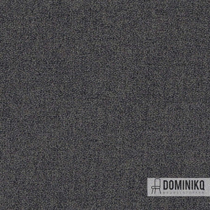 Alt Tag: Grijze Camira Fabrics X2 stof, gemaakt van gerecycled polyester met bouclé-look, geschikt voor meubelstoffering.