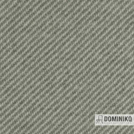 Peru 38 wollen meubelstof met diagonale streep, slijtvast en brandvertragend van Danish Art Weaving, gecertificeerd met OEKO-TEX.