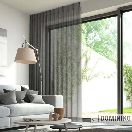 Stijlvol interieur met De Ploeg Vliet kamerhoge gordijn; vintage uitstraling en zachte touch. Vanaf 5 meter 10% korting beschikbaar. I Dominikq