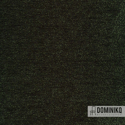 Grof geweven meubelstof Osino van De Ploeg, groene tint, duurzaam en met OEKO-TEX keurmerk. Vanaf 5 meter 10% korting.