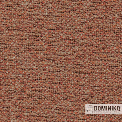 Serra collectie meubelstof met gemêleerde kleuren en bouclé weefsel, De Ploeg 2022. Diepte effect en volle stofstructuur.