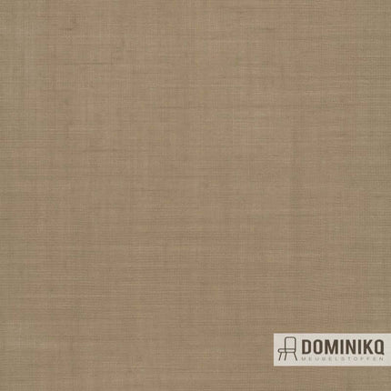 De Ploeg Wisper - Taupe transparante gordijnstof, kamerhoog, vlamvertragend, met OEKO-TEX keurmerk. Vanaf 5 meter 10% korting, I Dominikq.