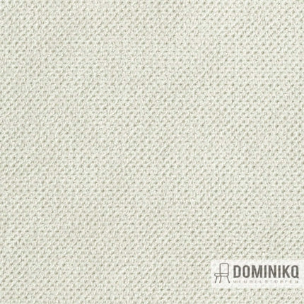 Fabraa Regain 02 Cream gerecyclede chenille stof van 100% RPET met duurzame uitstraling, ideaal voor meubels