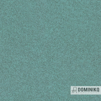 Gabriel Comfort+ stof met suède look, turkooise kleur, zacht opervlak, duurzame en vlekwerende meubelstof.