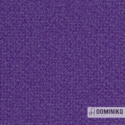 Gabriel - Fame Hybrid - 2301, paarse wollen stof met tweekleurige weefstructuur, uitstekende bekledingseigenschappen. Ideaal voor rustgevende omgevingen.