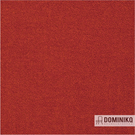 Gaja Classic meubelstof in levendige kleur, crêpe geweven look, gemaakt van ademend Nieuw-Zeelands wol, brandwerend en antistatisch.