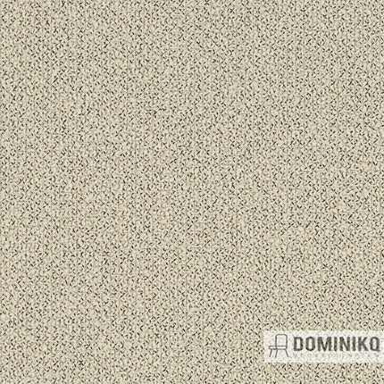 Moderne bouclé stof Gabriel Grain 61229 met unieke textuur in neutrale kleur, vervaardigd uit recyclebaar polyester voor duurzaamheid.