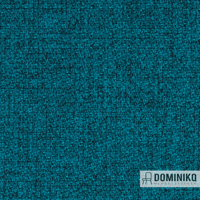 Gabriel Step Melange 67007 stof, gemêleerd turquoise voor stijlvol interieur