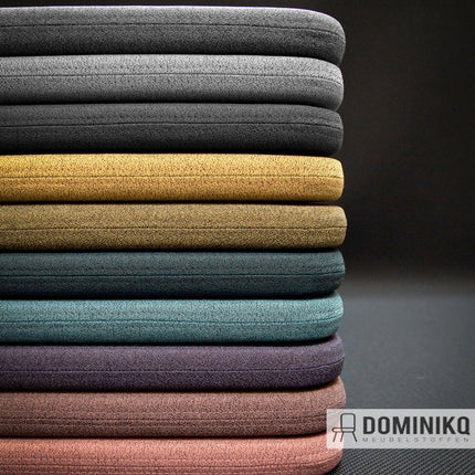 Gestapelde Mica stofstalen in verschillende kleuren, ideaal voor moderne meubels en panelen met een eigentijdse uitstraling en veelzijdige prestaties.