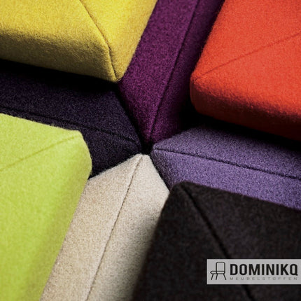 Europost 2 wollen stof in diverse POP-ART kleuren, ademend en hoog zitcomfort, geschikt voor openbare en particuliere interieurs.