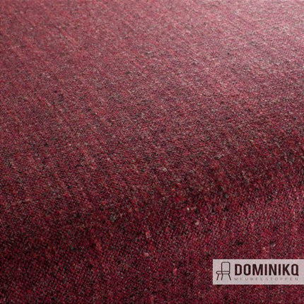 Salone meubelstof in rode gemêleerde tinten van JAB Anstoetz, spontane en organische uitstraling met rijke kleurenmix.