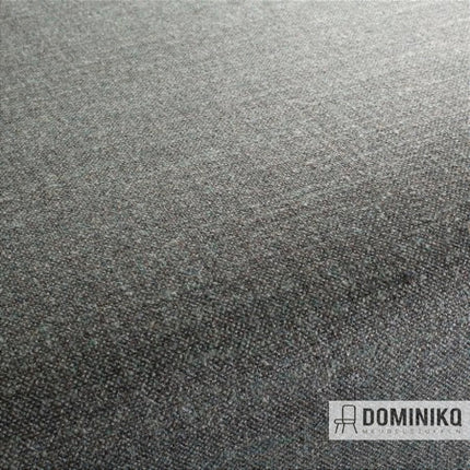 Meubelstof Salone van JAB Anstoetz in rijke grijstint, met gemêleerde kleuren voor een organisch en spontaan uiterlijk.