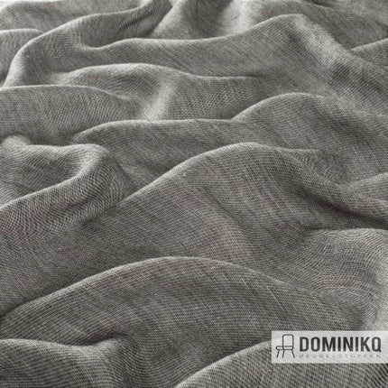 Szary półtransparentnyaratkanina nte Carezza z JAB Anstoetz, tkany z lnu, wełny i poliakrylu, nadaje się na zasłony i dekoracje.