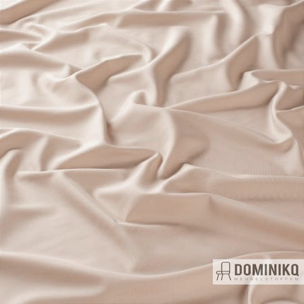 Larice Volume 3 verduisterende gordijnstof van JAB Anstoetz, fijne glans, effen tint, moderne kleurenpallet, 330 cm hoog.