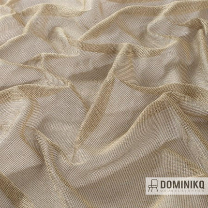 Transparante Sato gordijnstof van JAB Anstoetz, geweven voor privacy en licht, gemaakt van brandvertragend Trevira CS.