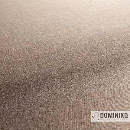 Effen meubelstof JAB Anstoetz Simple, geweven met grove garens in neutrale tint, reflecteert rust en eenvoud zonder watermerk beschrijving.