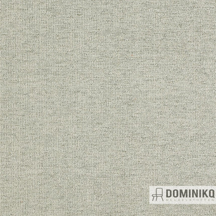 Close-up van Keymer - New Chico meubelstof in grijze tint, gemaakt van brandvertragende polyester en katoen, geschikt voor interieurtoepassingen.
