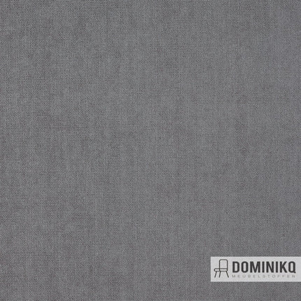 Grijze meubelstof Keymer Comeback, duurzaam en stijlvol dankzij gerecyclede garens, beschikbaar in 38 kleuren.
