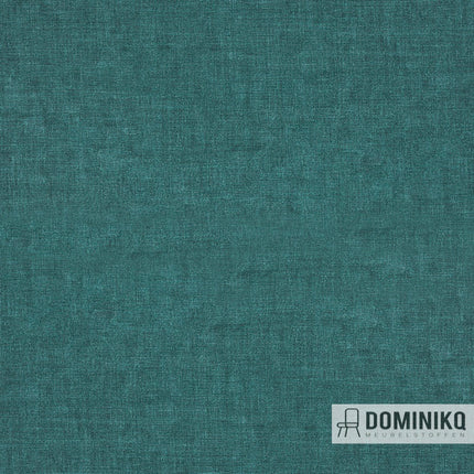 Moss stof van Keymer, groene gebreide velours stof, 100% polyester, rijk van kleur, geschikt voor stofferen, brandvertragend.