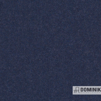Viborg meubelstof collectie van Keymer, marineblauw melange, slijtvast wol en polyamide, warme uitstraling voor designmeubelen.