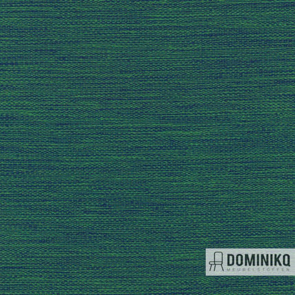 Kvadrat Raf Simons Balder 3 groene stof met subtiele kleurschommelingen, geweven in een veelzijdig patroon.