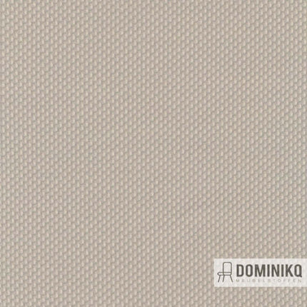 Close-up van Kvadrat Febrik Drop 101 stof, veelkleurige parels en levendige kleurcombinaties, fris en sportief in uitstraling.