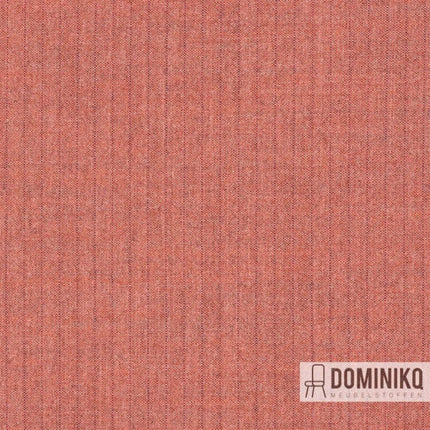 Rode Kvadrat Recheck 565 meubelstof met traditioneel ruitpatroon en jaren vijftig damescouture inspiratie, ontworpen door Giulio Rodolfo.