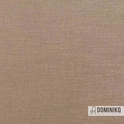Kvadrat Sahco Fanello 002 meubelstof in taupe, sterke en glanzende stof, ideaal voor intensief gebruik, verkrijgbaar in 18 kleuren.