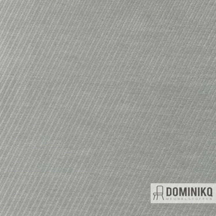 Nabis 005 stof, moderne twill met diagonale strepen, zacht chenille voor meubels in 23 rijke tinten van Sahco Kvadrat.