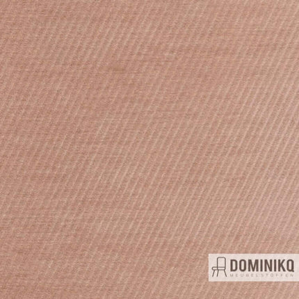 Nabis stof, klassieke bruine twill met diagonale streep, zachte chenille voor meubels, 23 tinten, design door Sahco.