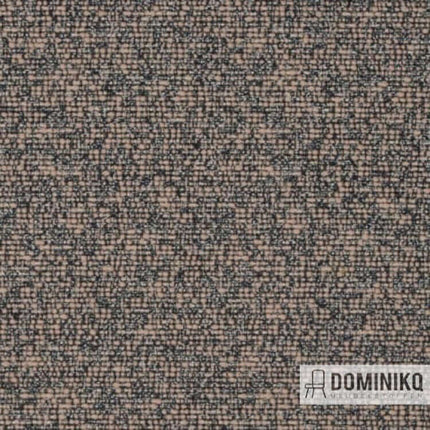 Handgeweven meubelstof Sequence van Kvadrat Sahco in unieke structuur, beschikbaar in 8 kleuren, mix van katoen, polyacryl, wol en nylon.
