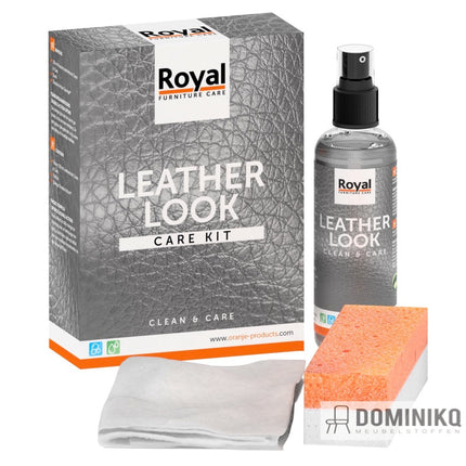 Royal Furniture Care Leatherlook Care Kit met 150ml spray, doek en spons, beschermt en reinigt meubels tegen vuil, vocht en UV-straling.
