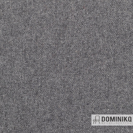 Vescom Wolin 7050.33 stof, duurzaam matte polyester met textuur, ideaal voor intensief gebruik, hoge slijtvastheid, grijze kleur