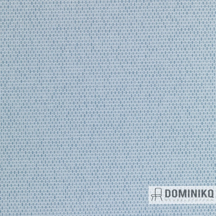 Textuur van Vescom Arrow 7055.15, vinyl meubelstof met tweekleurige weefstructuur in lichte tinten, ontworpen door Vescom.