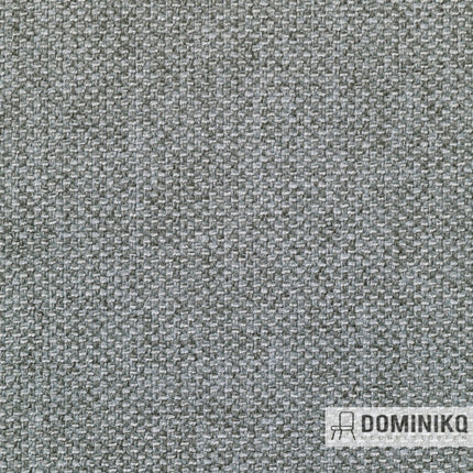 Vescom Noss 7058.17 stof, duurzame en slijtvaste interieurstof van polyester en acryl in grijstint voor architectuur en design.