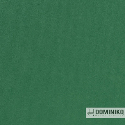Vescom Furka Plus 7064.44 in groene kleur, fijn nerf kunstleer met matglans uitstraling, duurzaam en comfortabel voor intensief gebruik.